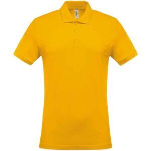 Kariban Mens Pique Polo Shirt / Yellow